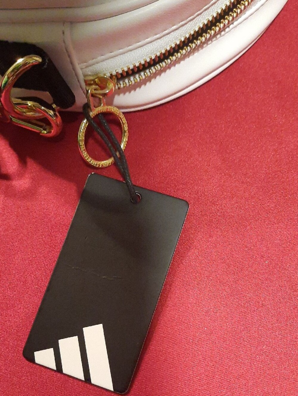 adidas White & Black Soccer Ball Crossbody Purse - Picture 4 of 7